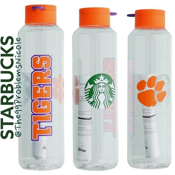 Starbucks Clemson Water Bottle - Picture 1 of 7